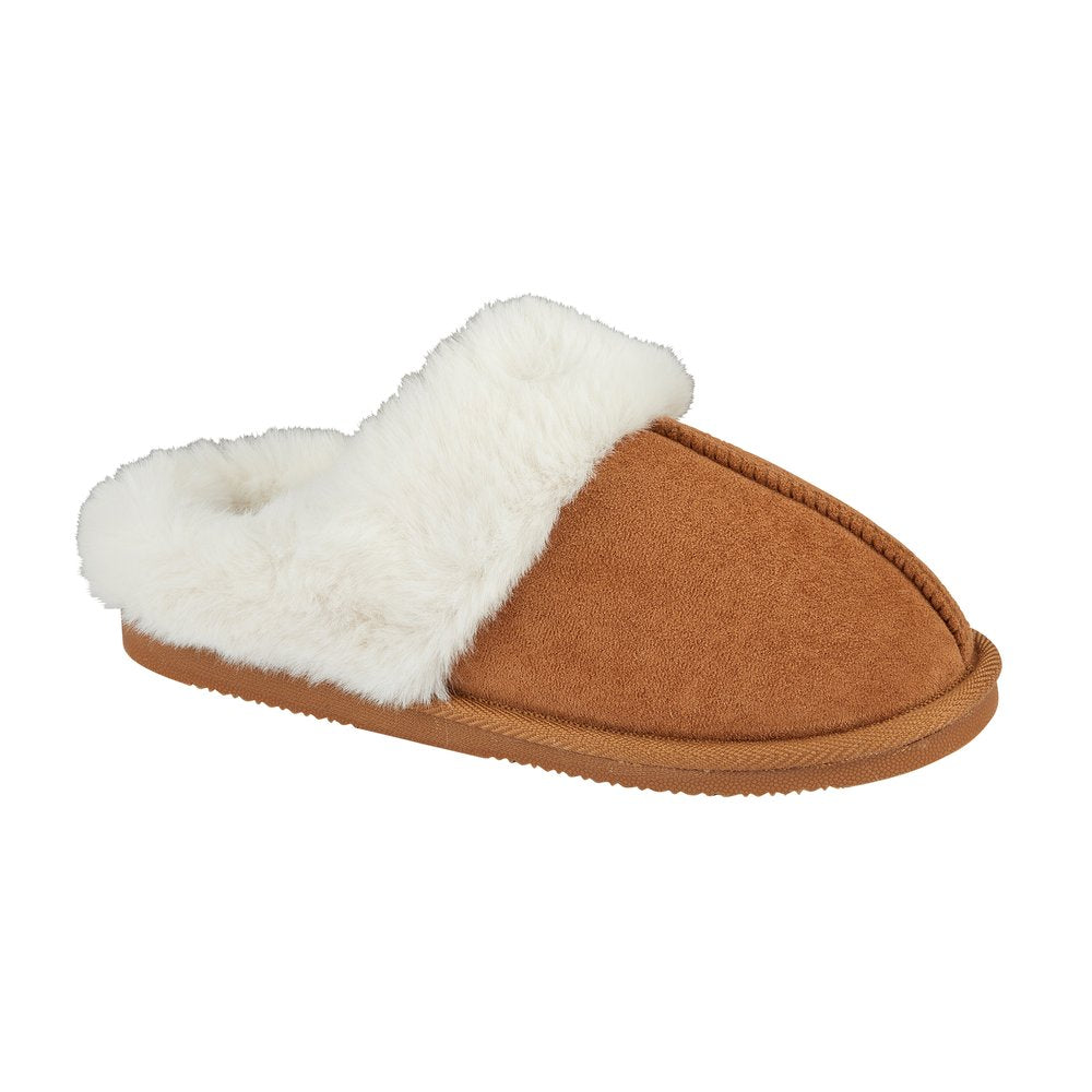 SAVANNAH - Gift Boxed Cognac Mule Slippers from Jo & Joe - Sizes 4-8