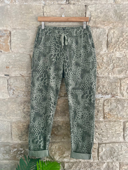 SANTIAGO - SMOOTH Magic Trousers - Animal Print - 2 Sizes - Various Colours