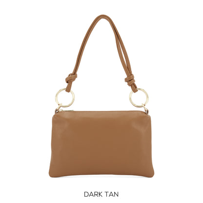 SEANA - Italian Leather Shoulder Bag - Various Colours