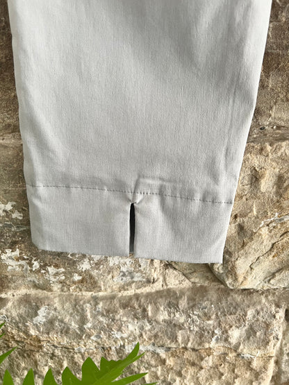 PINNS - Plain Silver Grey Ankle Grazers with Back Split - Various Sizes