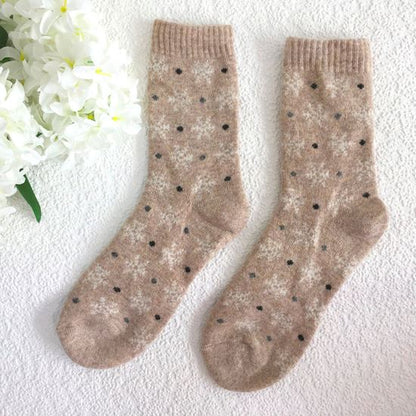 ANKLE SOCKS - Wool Blend - Various Patterns - One Size