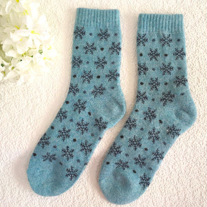 ANKLE SOCKS - Wool Blend - Various Patterns - One Size