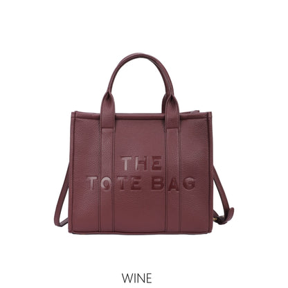 TOTE - The Tote Bag - Faux Leather - 3 Sizes - Various Colours