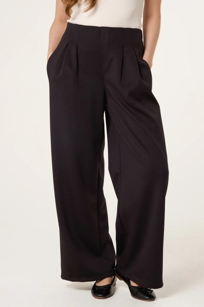 VICTORIA - Soft Touch Pull On Trousers with Pockets - One Size - 2 Colours