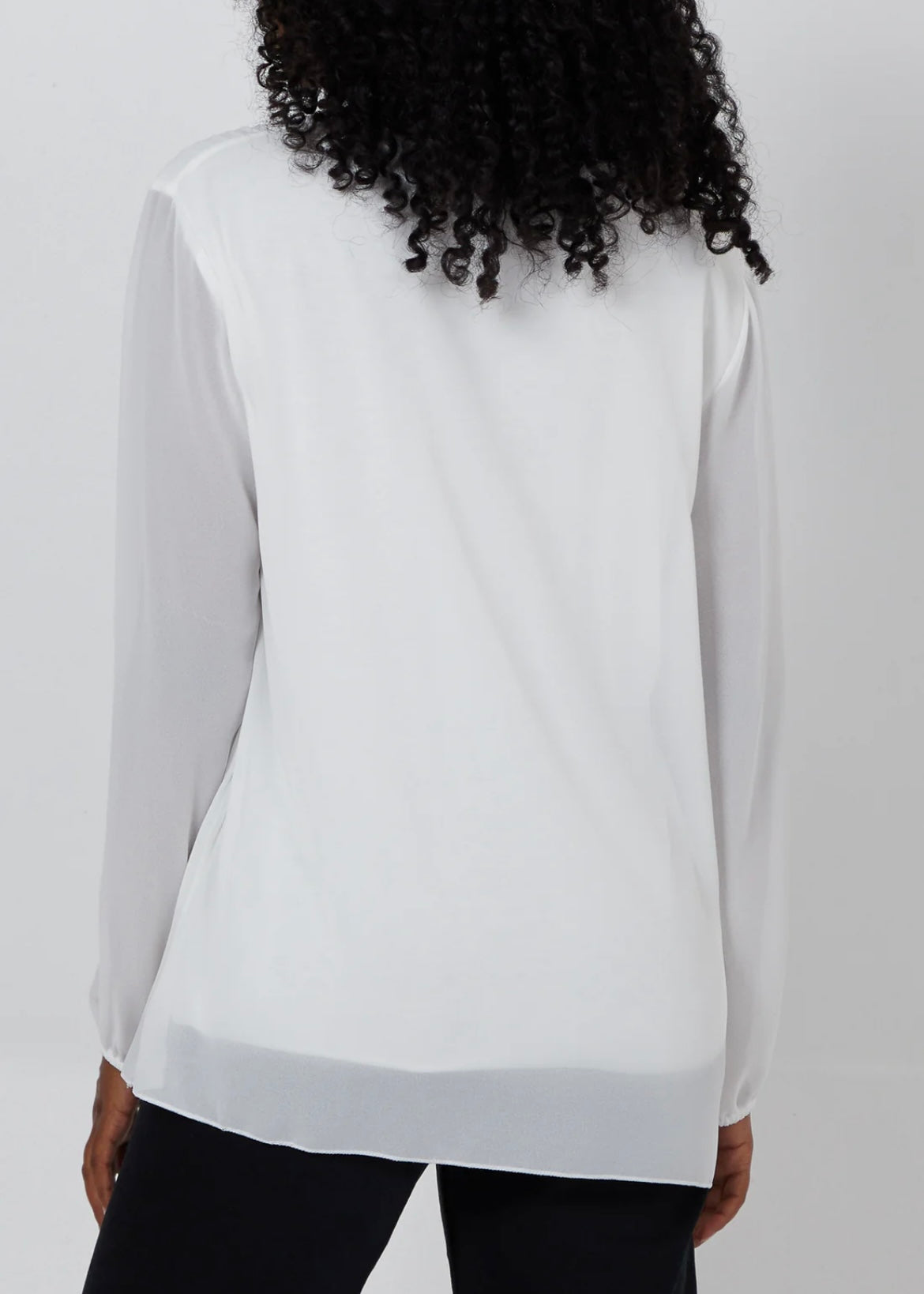 ISSY - Long Sleeved Pleated Top - Various Colours - One Size